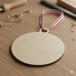 MEDAL okrągły 10x10 cm - pusty
